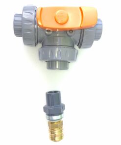 Bild vom ABS 3 Wege Hahn in Einzelteilen