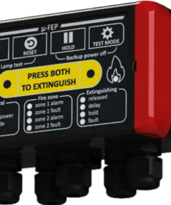 Vorderansicht Micro-FEP Alarm- und Löschsteuereinheit